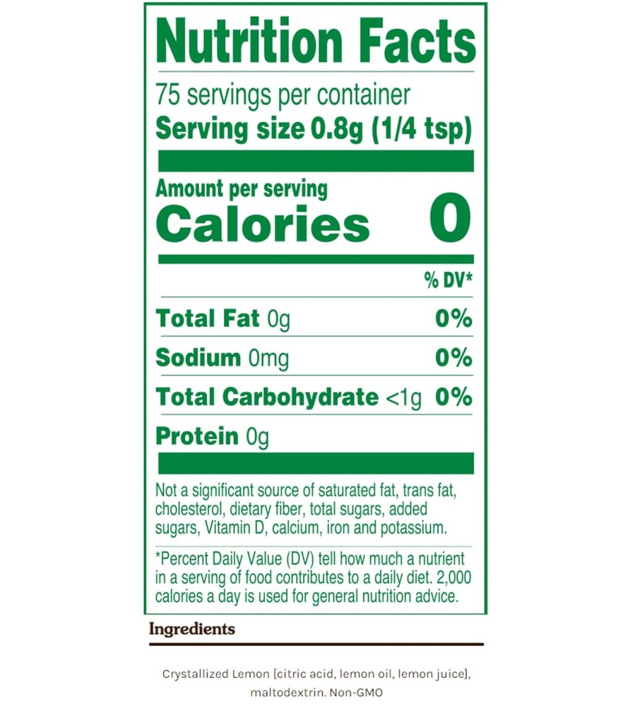 True Lemon Two Pack - Shaker and Lime Shaker, Powder
