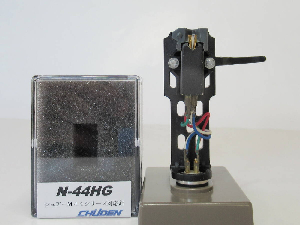 SHURE M44G Cartridge with Technics Headshell Working Confirmed