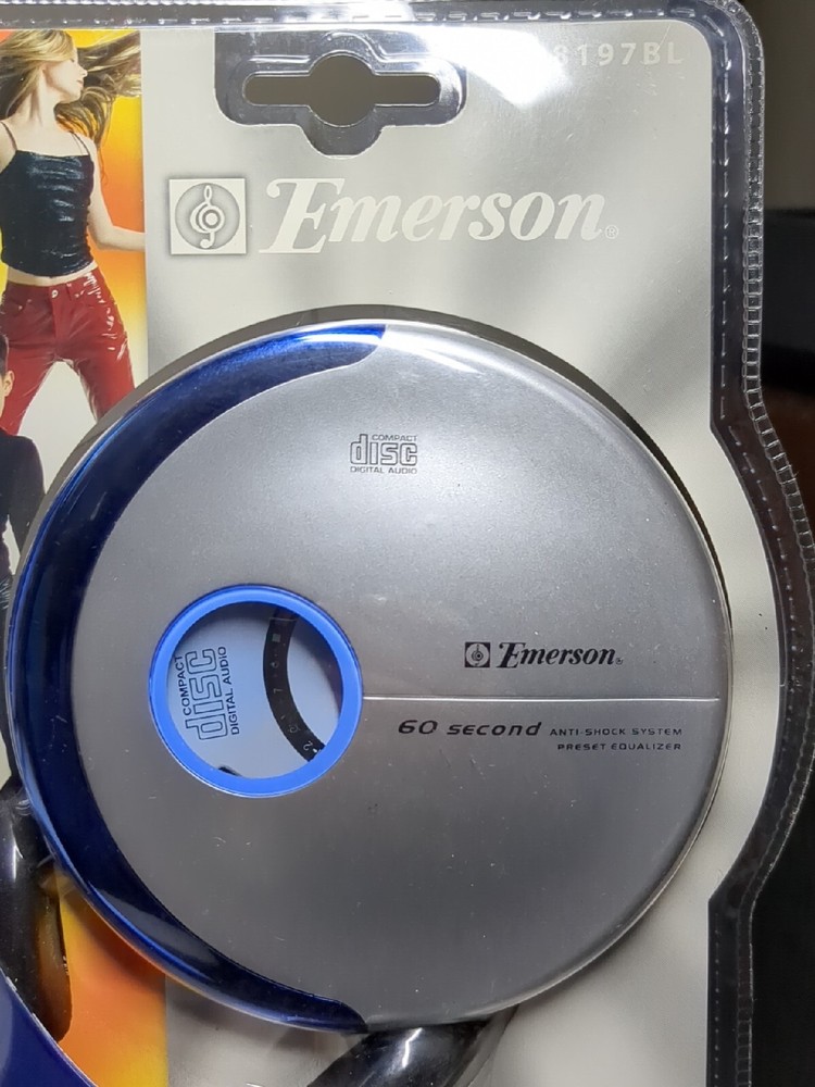 NEW Emerson HD8197BL 20 Track Programmable Memory CD Player 60 second Anti-skip