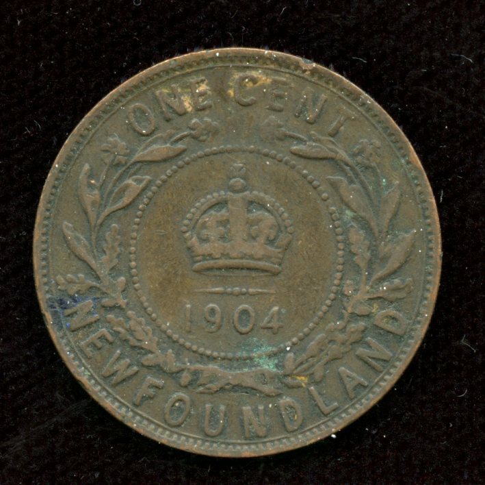 1904H Newfoundland One Cent - Nice Extra Fine Condition