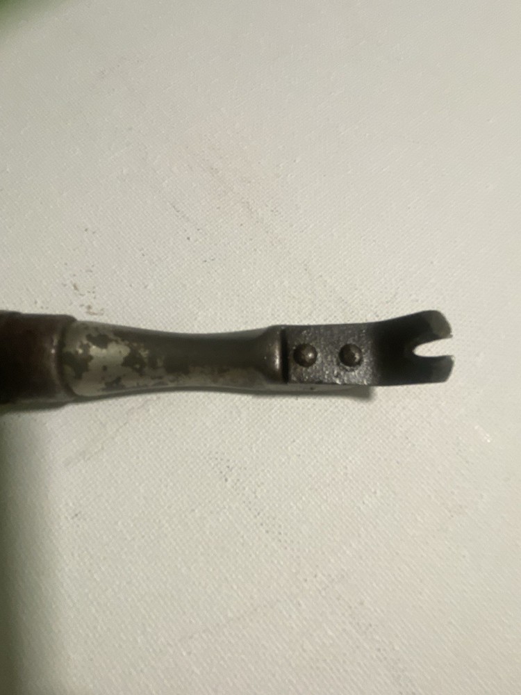 Vintage Nail Puller with Wood Handle Unbranded
