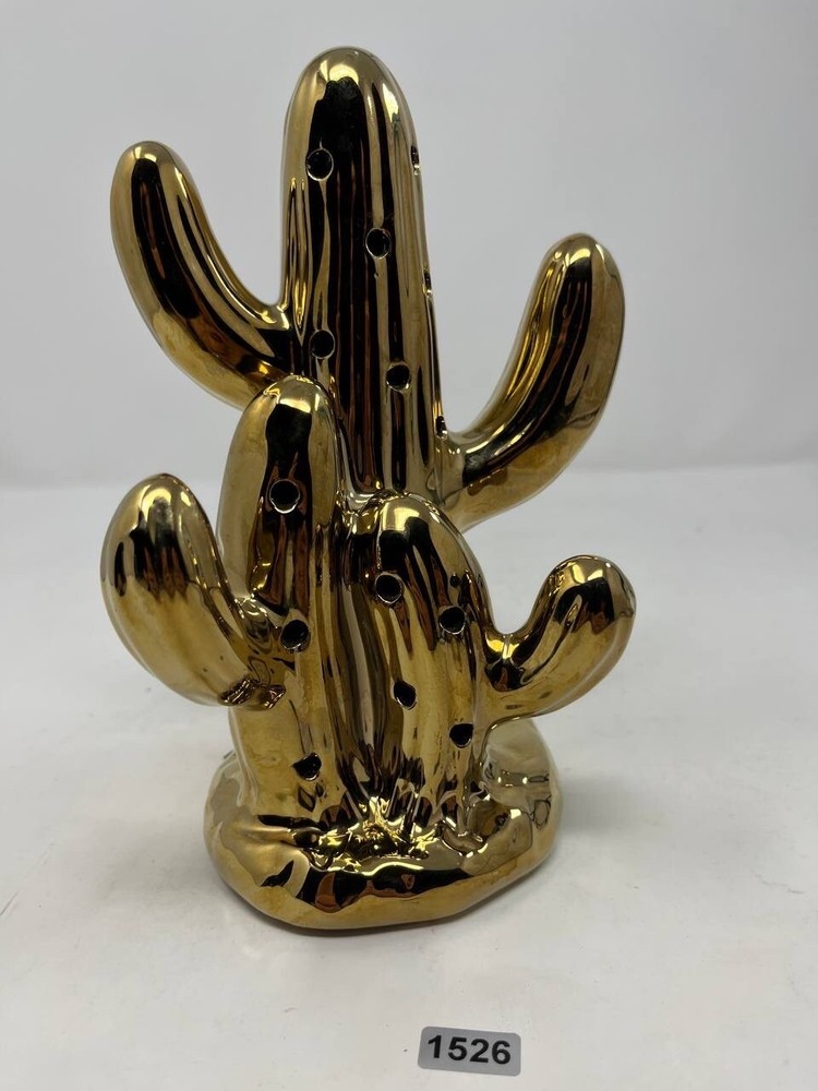 Cactus Decor - Home, Color: Gold