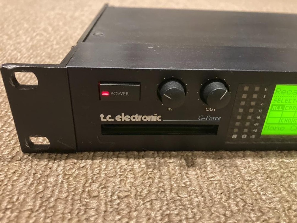 t.c.electronic G-Force Multi-Effects Processor Operation Confirmed