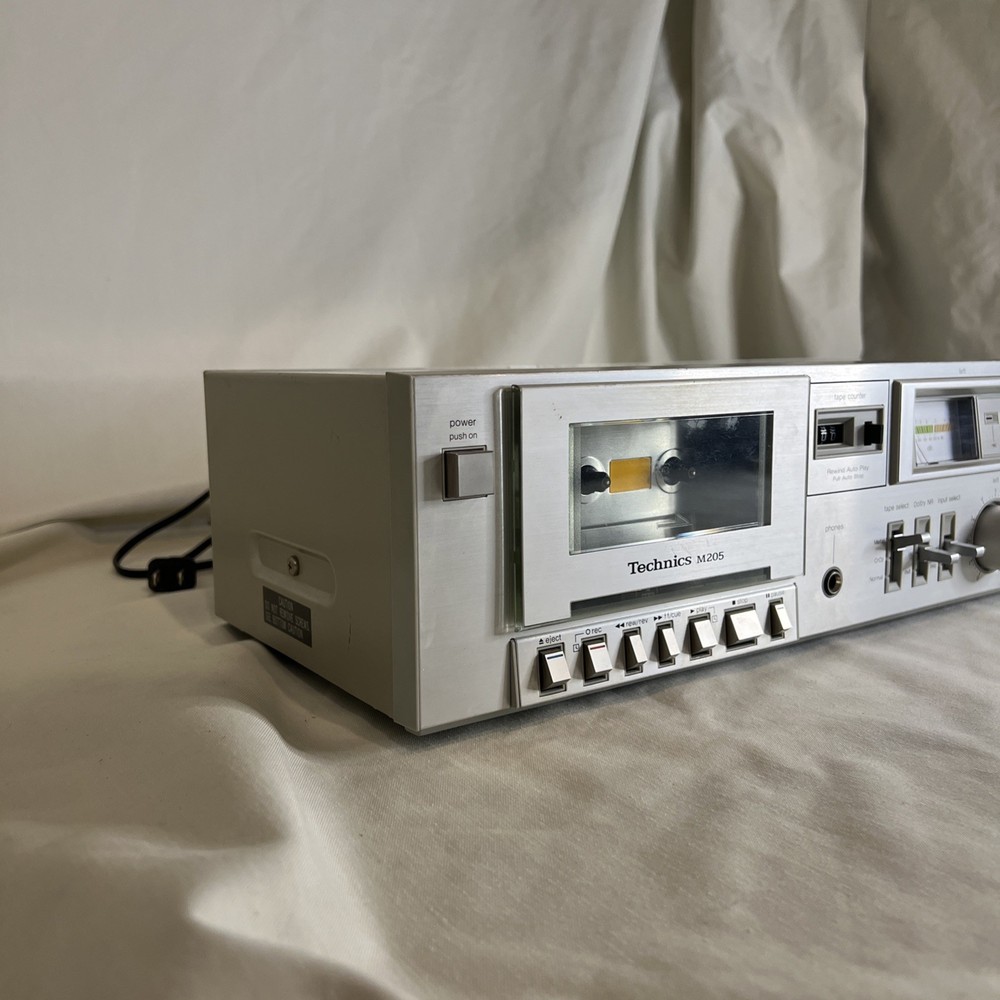 Technics RS M205 Cassette Deck Tape Recorder Vintage, Tested Working