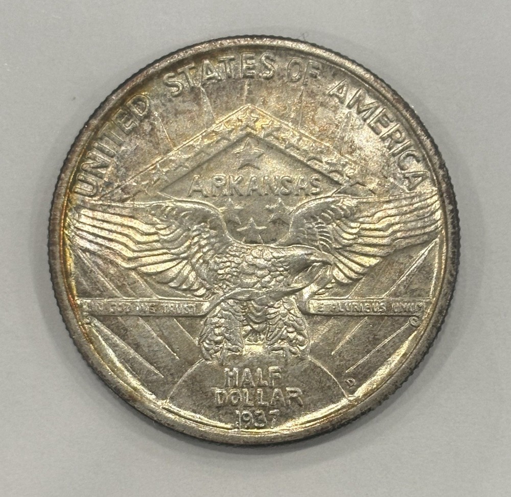 1937-D ARKANSAS COMMEMORATIVE HALF DOLLAR UNCIRCULATED
