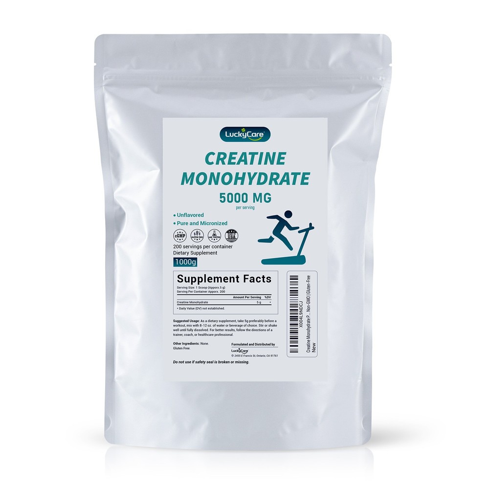 2.2~10LB Pure Creatine Monohydrate Powder 5000mg Per Serving Micronized Creatine