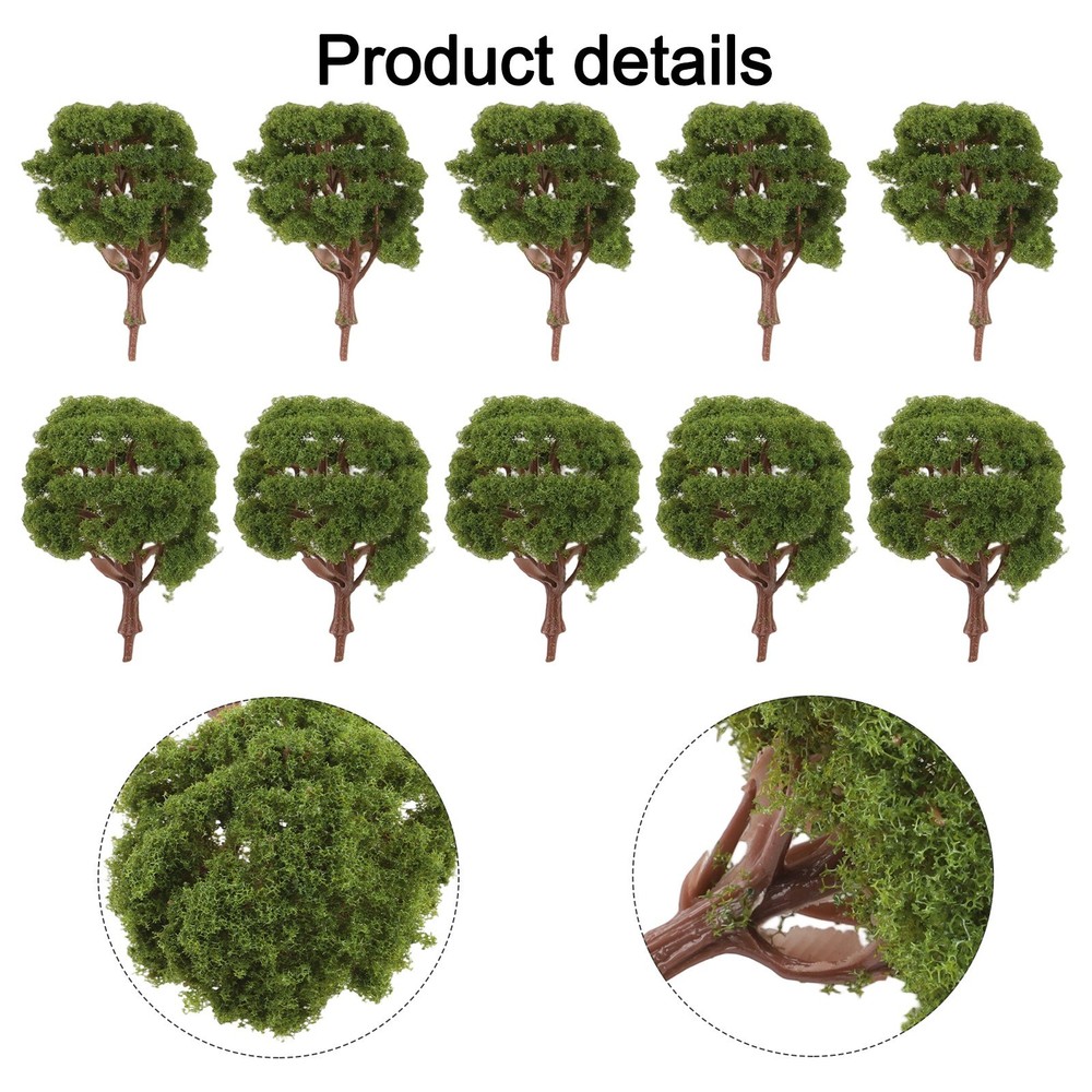 Brand New Model Tree Artificial 10pcs 8/10cm Accessories Artificial Tree