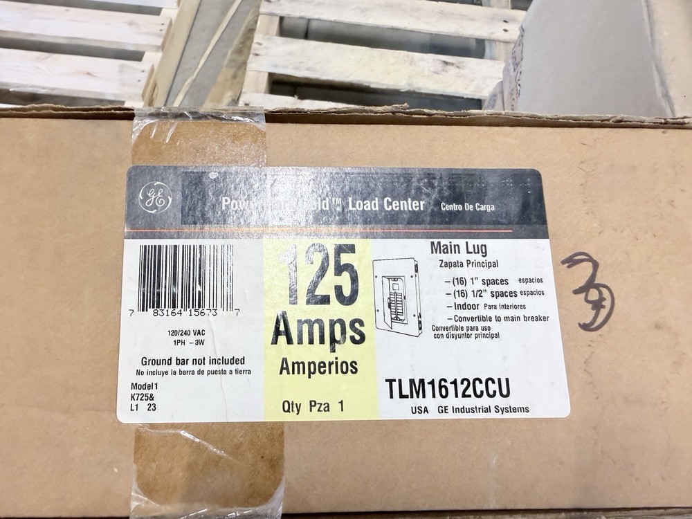 GE TLM1612CCUG 125A LOAD CENTER