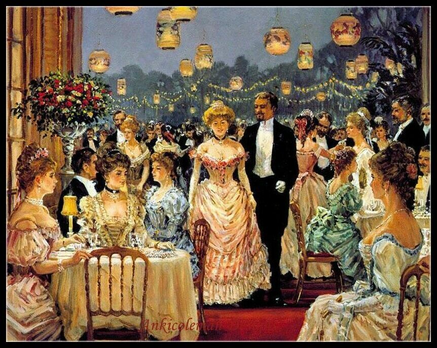 Chart Needlework DIY - Counted Cross Stitch Patterns - An Elegant Affair