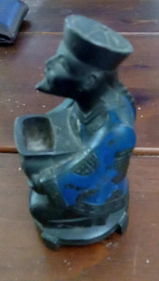 antique incense burner .