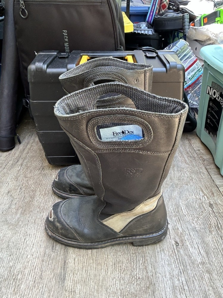 Fire Boot nfpa Sept- 2016FIRE-DEX FDXL 50 LEATHER FIRE BOOT Size 9M