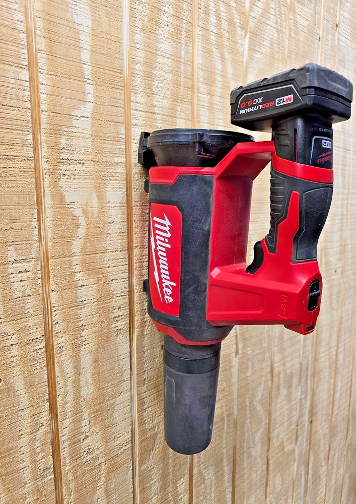 Milwaukee M12 Blower Vertical wall mount holder ABS