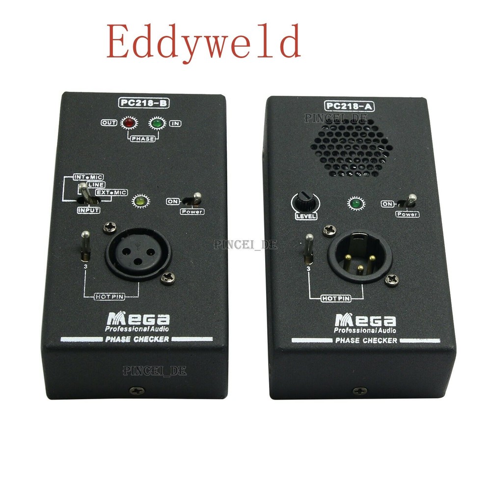 PC218 Phase Polarity Tester Checker Detector Audio Speaker Microphone Testing