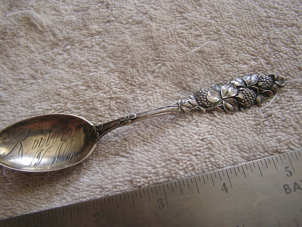 Sterling Silver Souvenir Spoon Raton NM