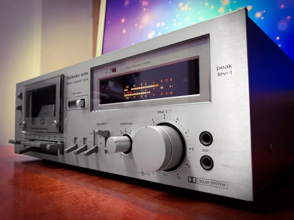 TECHNICS RS-M33G 🌈RaRe🌈 Vintage Stereo Cassette Deck