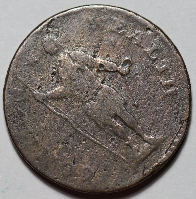 1788 Massachusetts Colonial Copper Cent