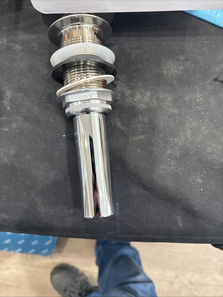 Delta 72172-SS Round Push Pop-Up with Overflow in Stainless Steel