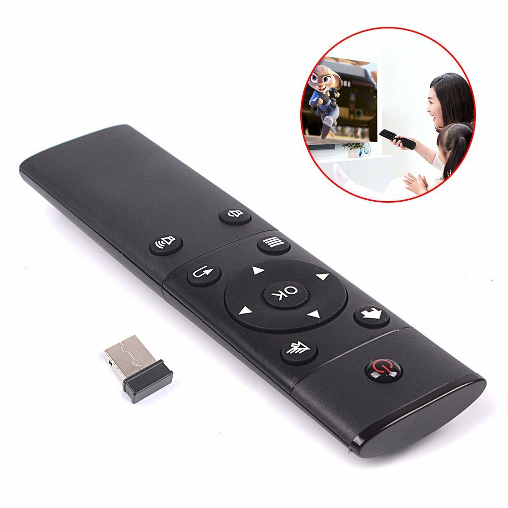 Wireless 2.4GHz Mouse Remote Control For KODI Android Windows Powerpoint clicker