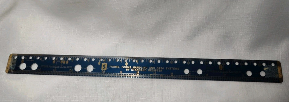 Forms Handling and Data Systems By Standard Register Ruler Scale 16 In