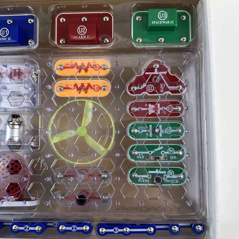 Elenco Snap Circuits Skill Builder STEM Create 125 Project Model SB-125 COMPLETE