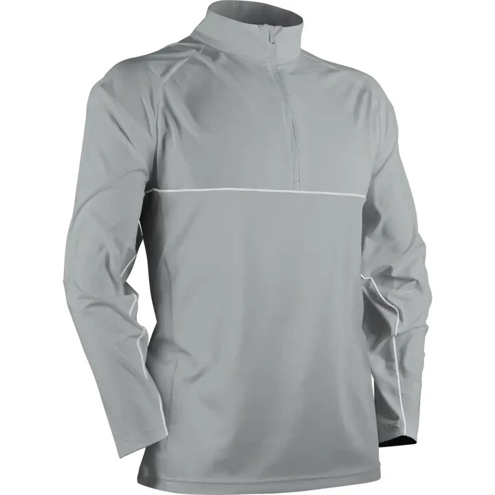 Sun Mountain Men's Second Layer LS Pullover - Navy Heather Size Small