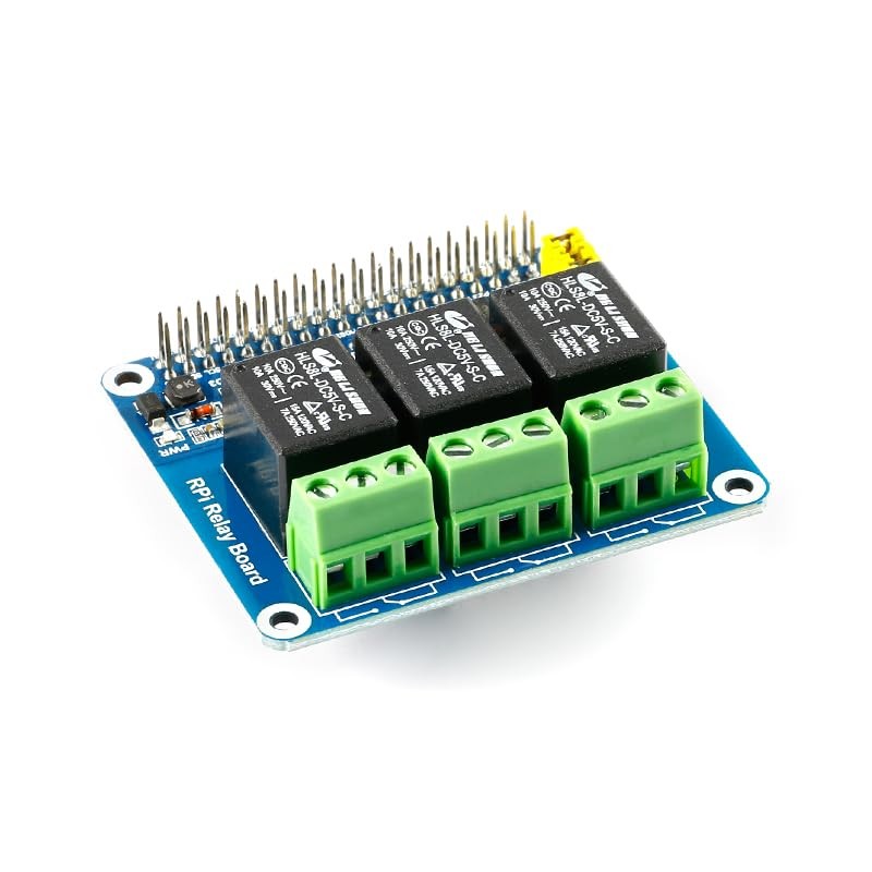 Raspberry Pi Relay Module HAT Expansion Board 3 Channel Smart Home 4B 3B