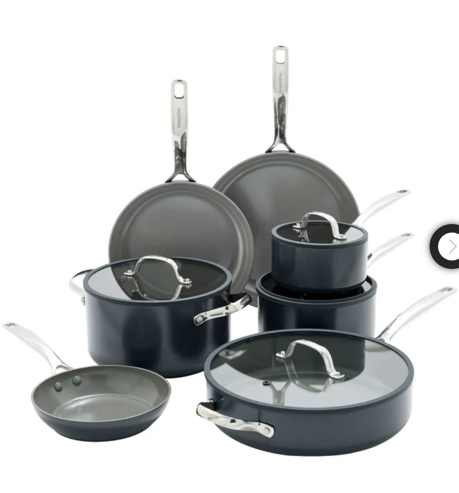 GreenPan 11pc cookware Set ERAS, Blue
