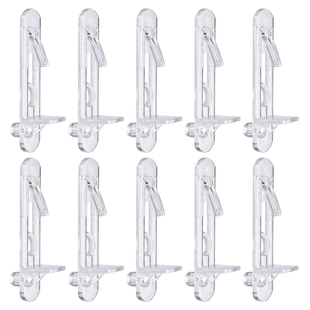 Plastic shelf support plugs, 20pcs suitable hole 6mm shelf thickness 20mm