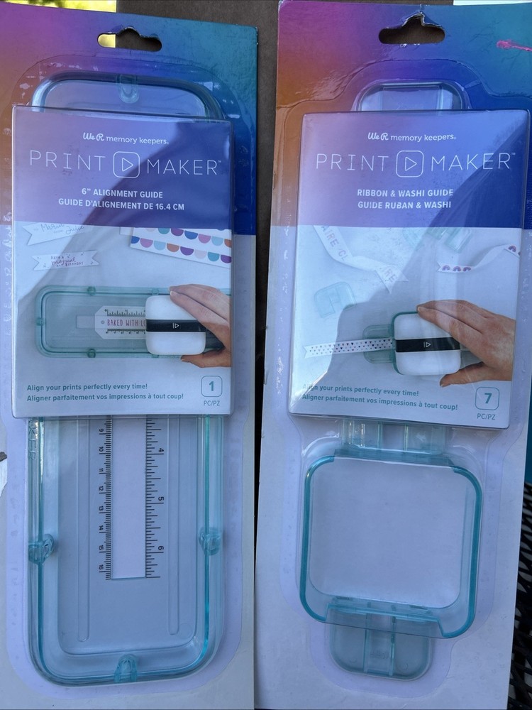 We R Memory Keepers Print Maker Guide for Alignment 6” Clear
