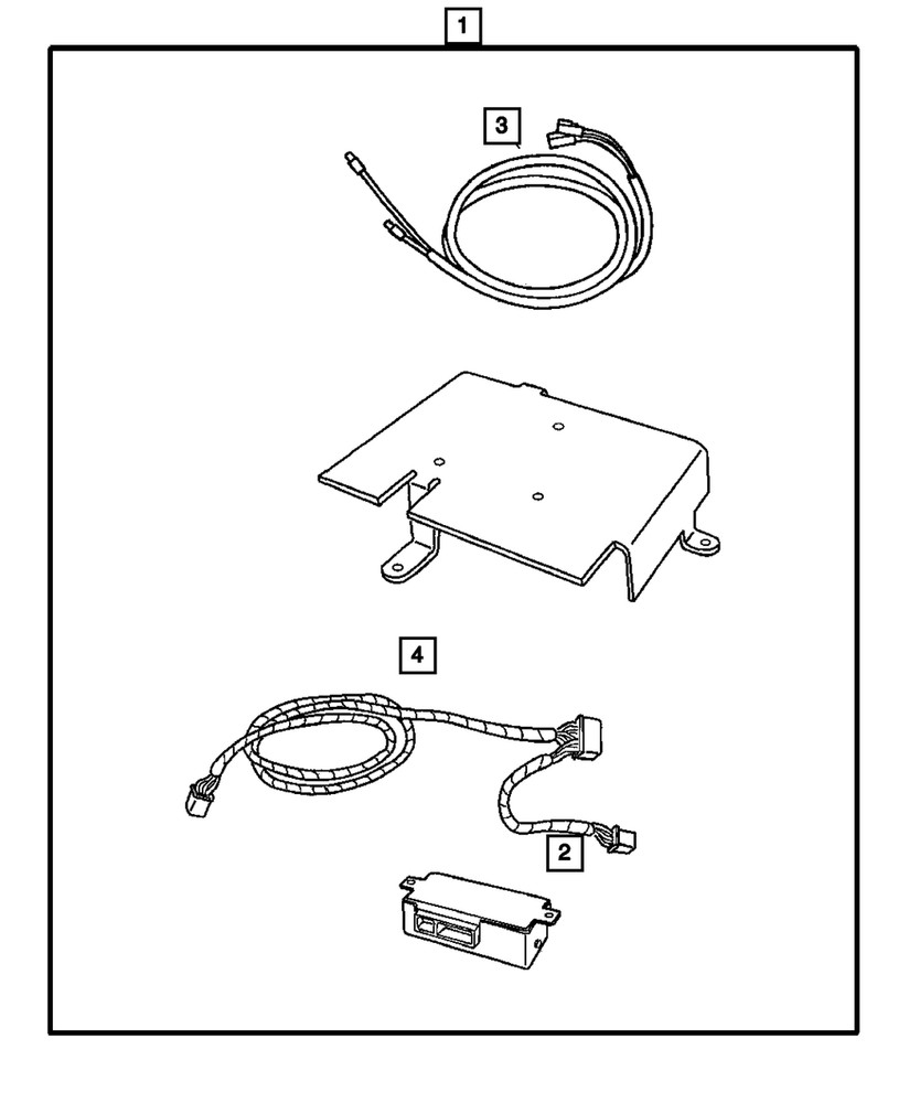 Genuine Mopar Radio Control Module 5059112AD