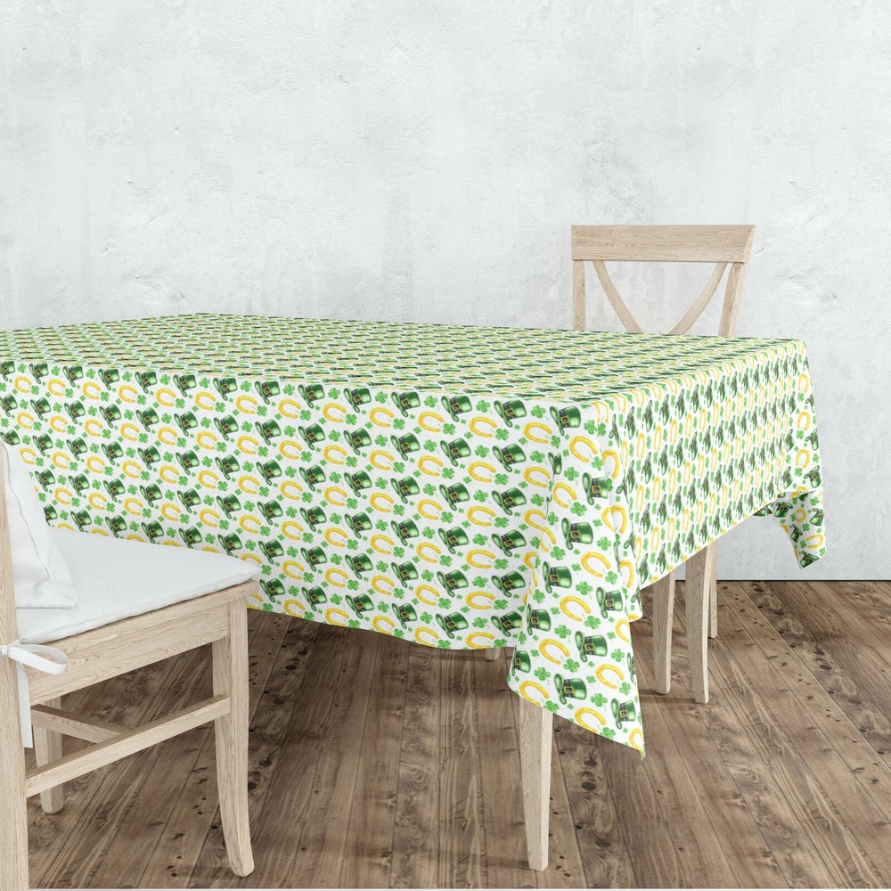 Premium St. Patrick's Day Tablecloth, Table Cover, Table Runner, Clovers
