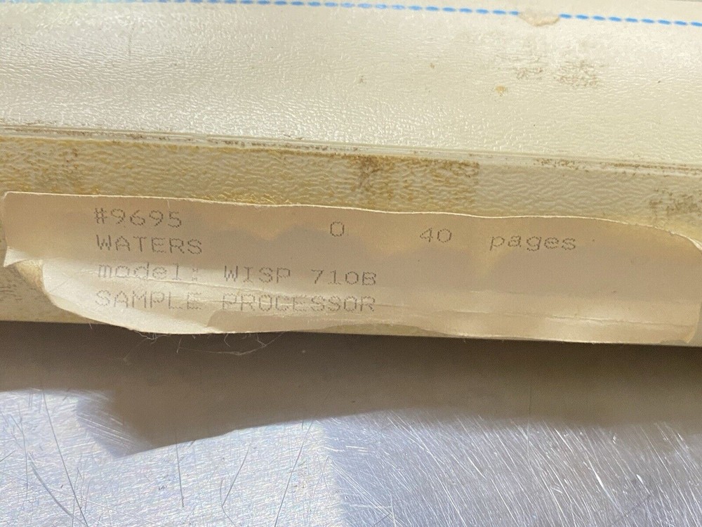 Waters WISP 710B Waters Intelligent Sample Processor - Users Guide / Manual