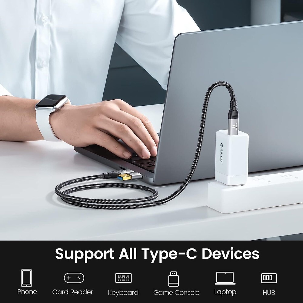 USB3.2 Gen2x2 Type C to USB C/A 40Gbps Cable Data Cable 100W PD Fast Charging