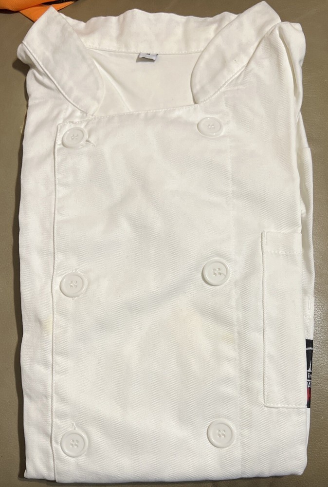 Winco Relaxed Chef's Jacket, White, S