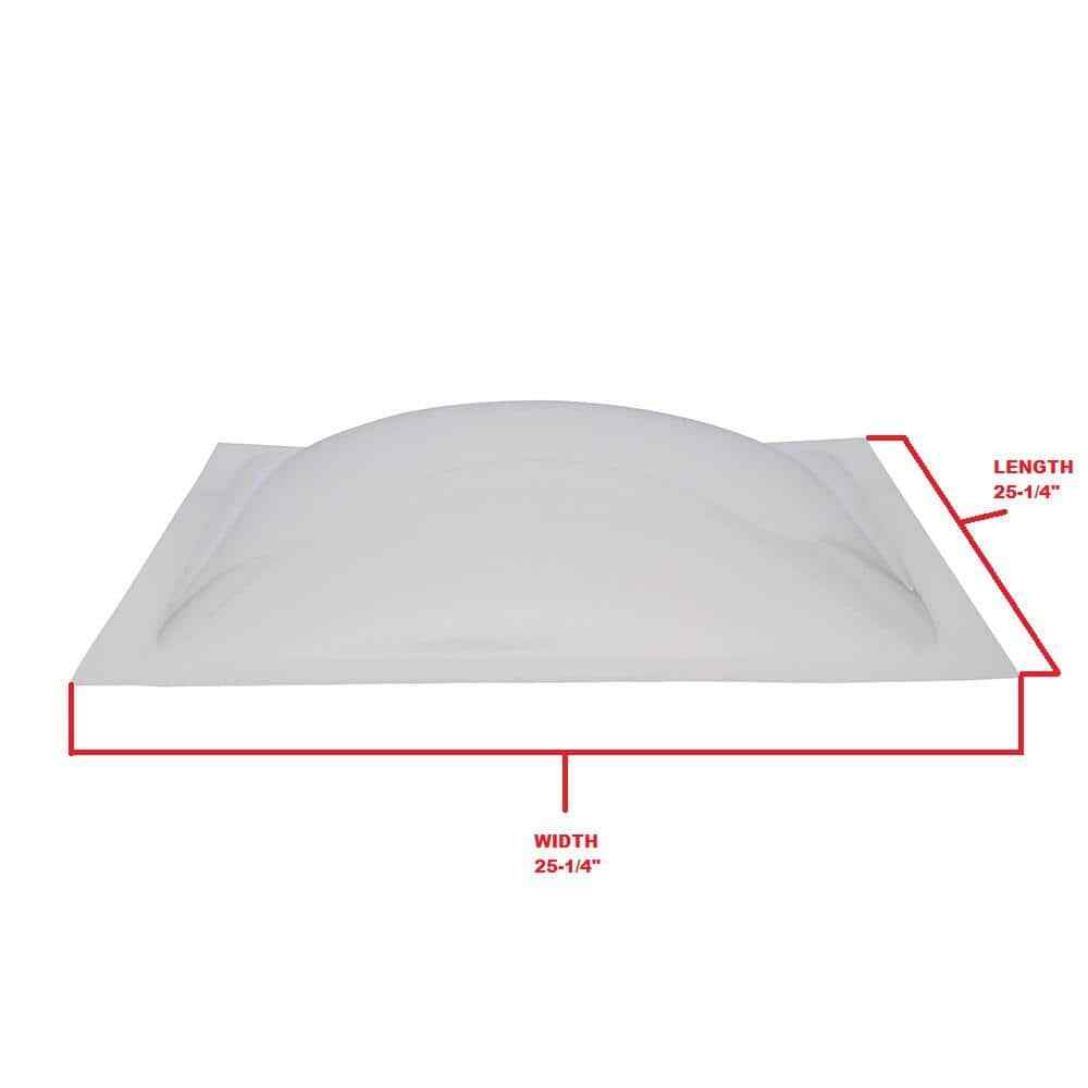 Replacement Acrylic Dome Gordon Curb Mounted Skylights Easy Installation White