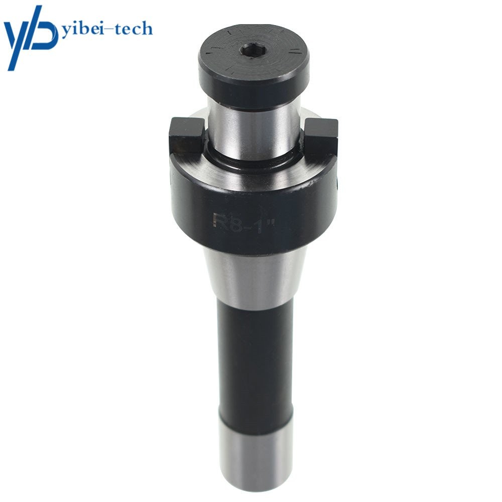 1" R8 Shank Shell Milling Arbor Adapter Holder For Machine Hardened