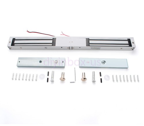 Electric Magnetic Lock Door Access Control System 2 Wireless Remote Controls Kit