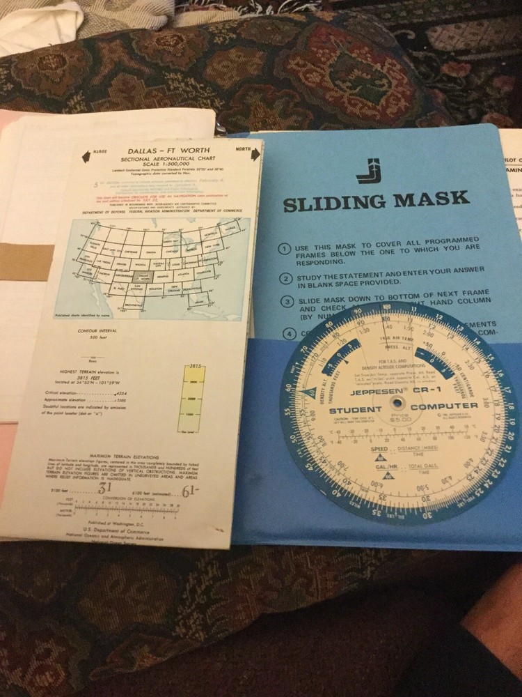 Vintage Jeppesen Complete Flight Course Pac Private Pilot Course PAK