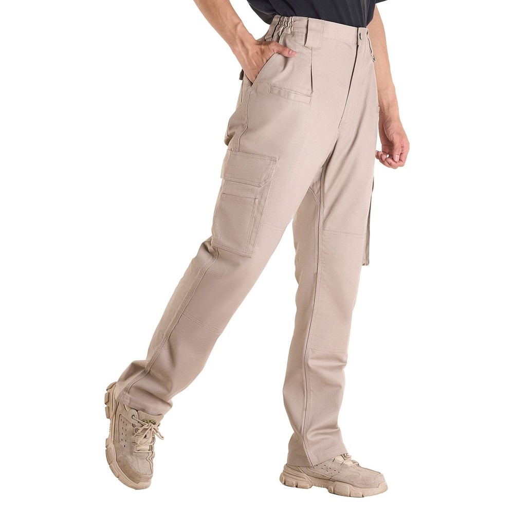 FR Pants for Men 9 oz 100% Cotton Flame-Resistant Cargo Pants Multi-Pocket