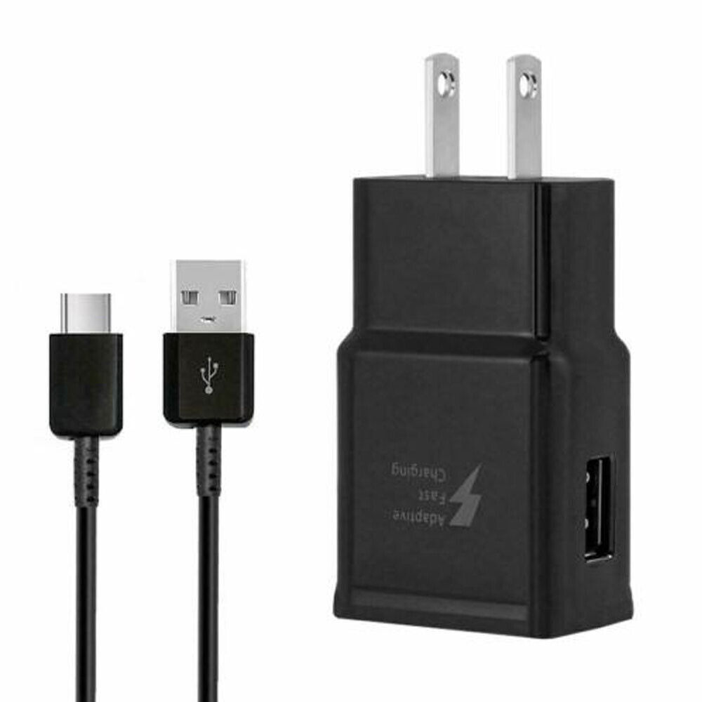 Universal Fast Wall Charger Plug Type C Charging USB Cable Cord For Samsung
