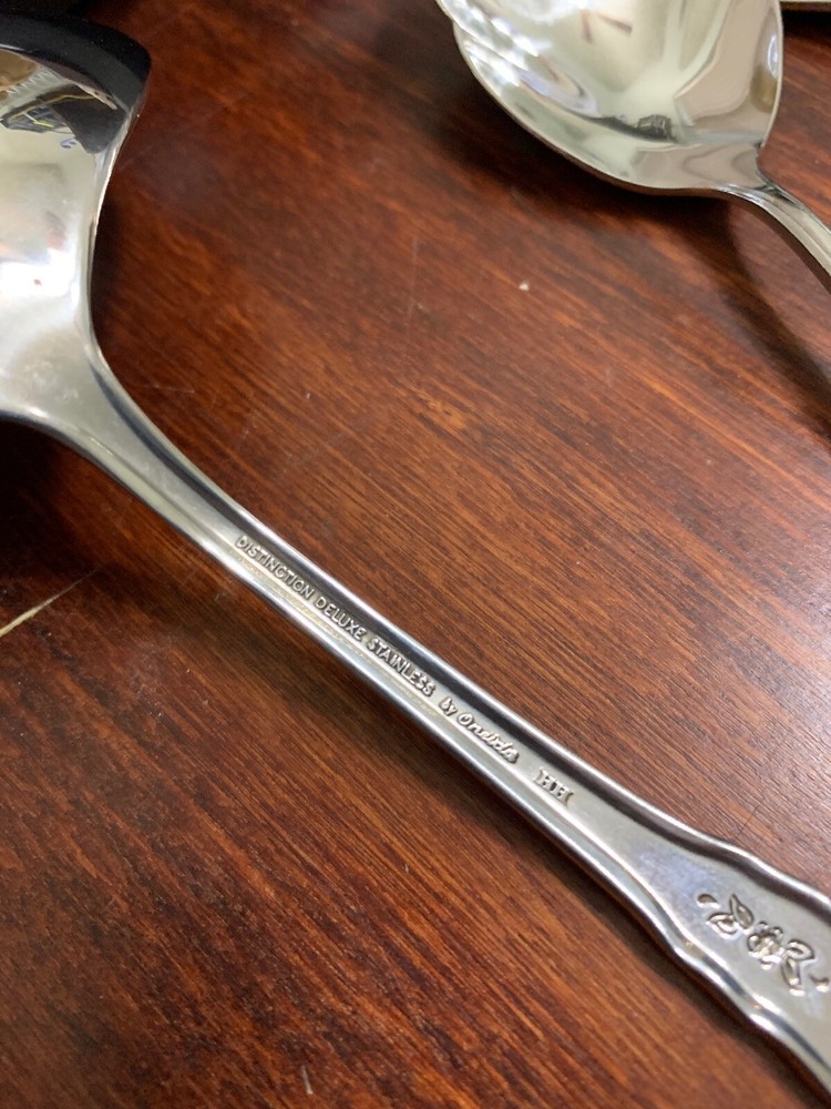 Oneida FLORAL BOUQUET Stainless Distinction burnished Silverware CHOICE Flatware