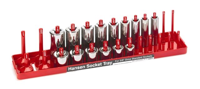 Hansen Global 3801 3/8" Dr. SAE Socket Organizer
