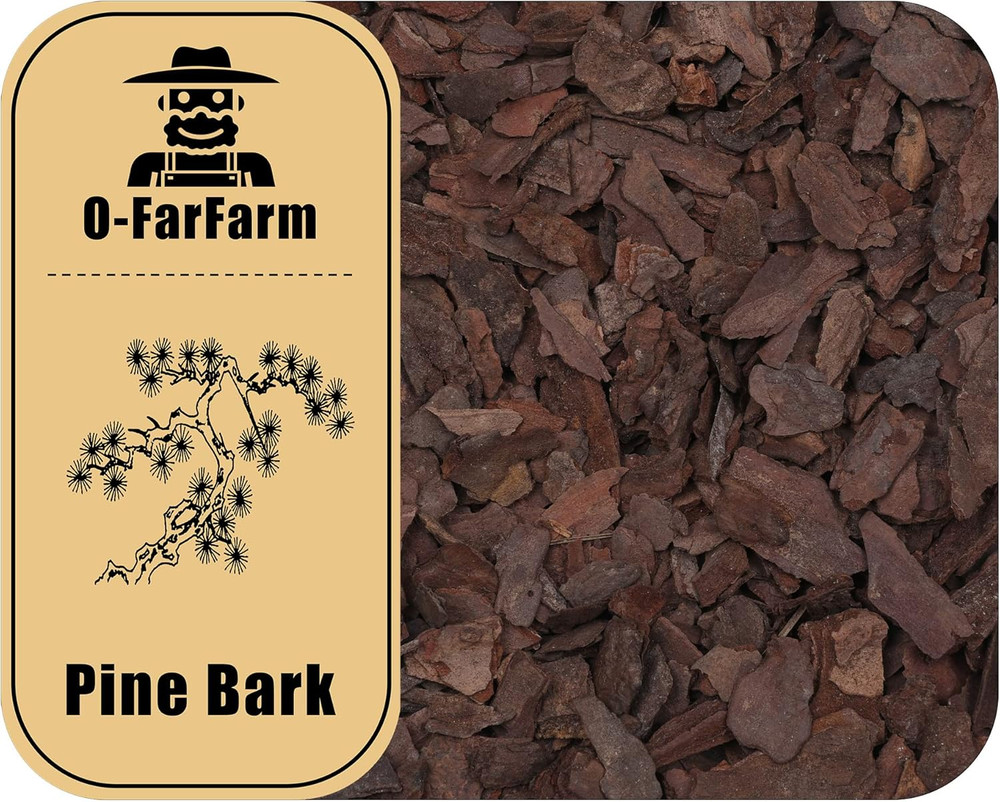 Orchid Bark for Plants, Organic Pine Bark for Proper Root Development for Phalae
