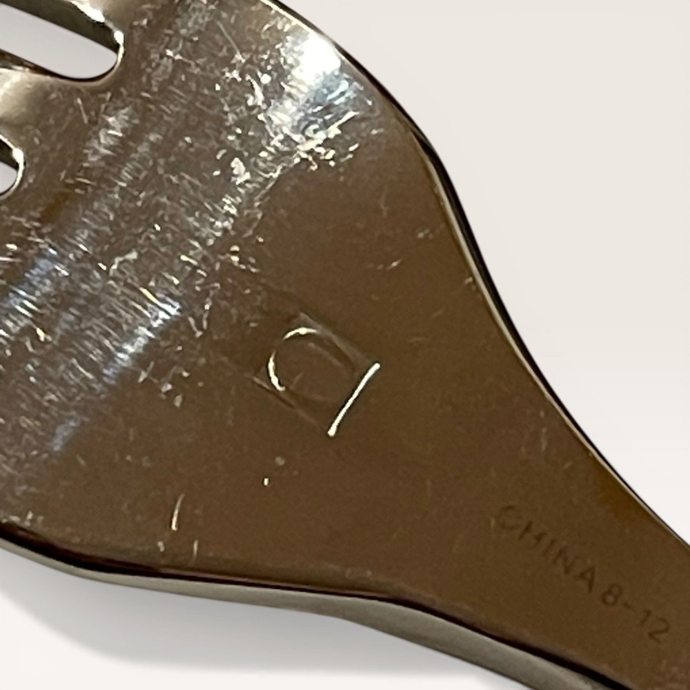 Oneida Ori Dinner Fork Retired Replacement Flatware Stainless Geometric Modern