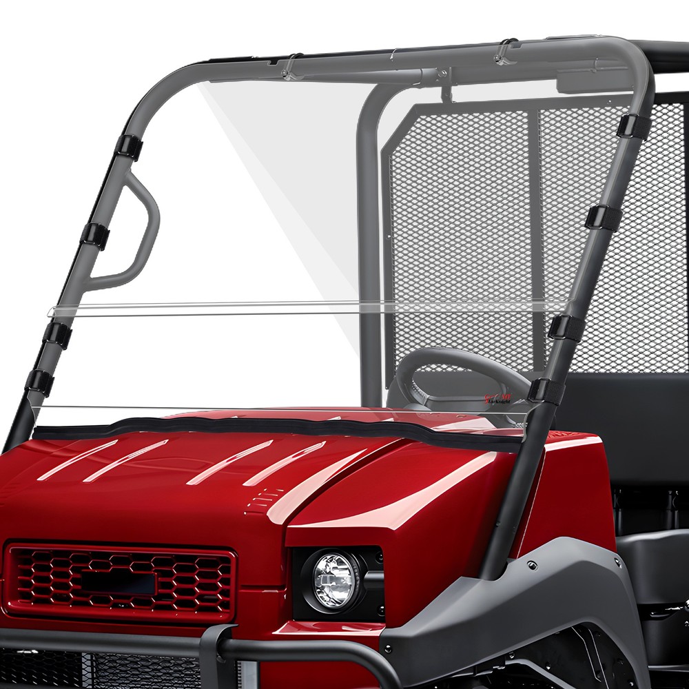 UTV Front Windshield Scratch-Resistant for 2009-2026 Kawasaki Mule 4000 4010