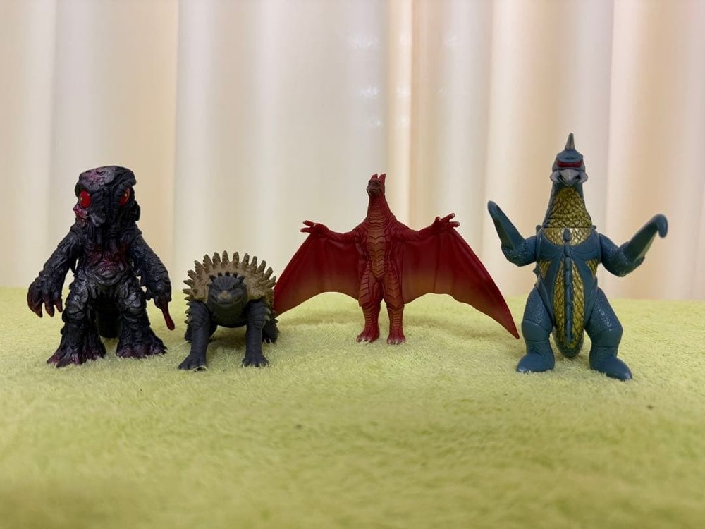 Monster figures Hedorah Gigan Anguirus Rodan