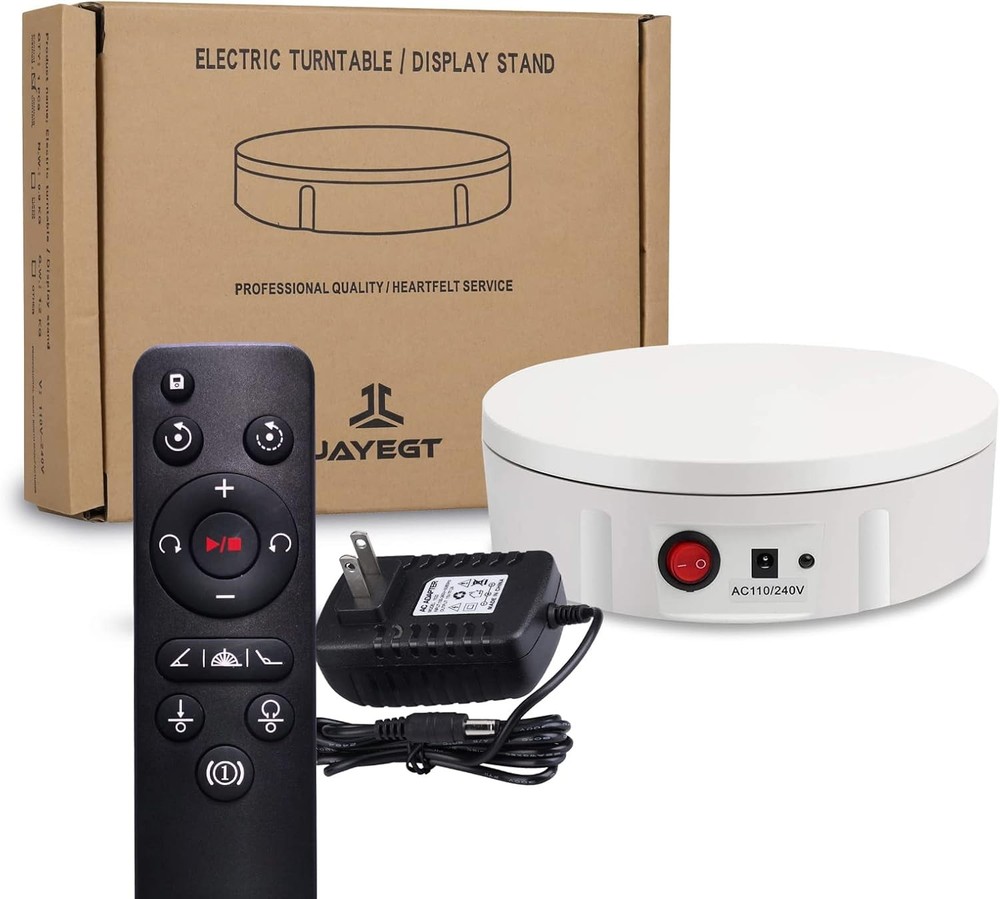 Motorized Rotating Display Stand, 350Lbs Load，360 Degree Electric Rotating