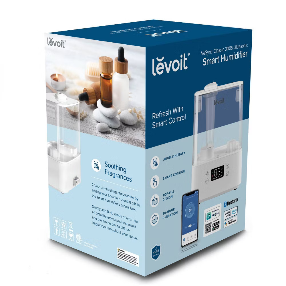 Levoit Classic 300 Ultrasonic Smart Humidifier White
