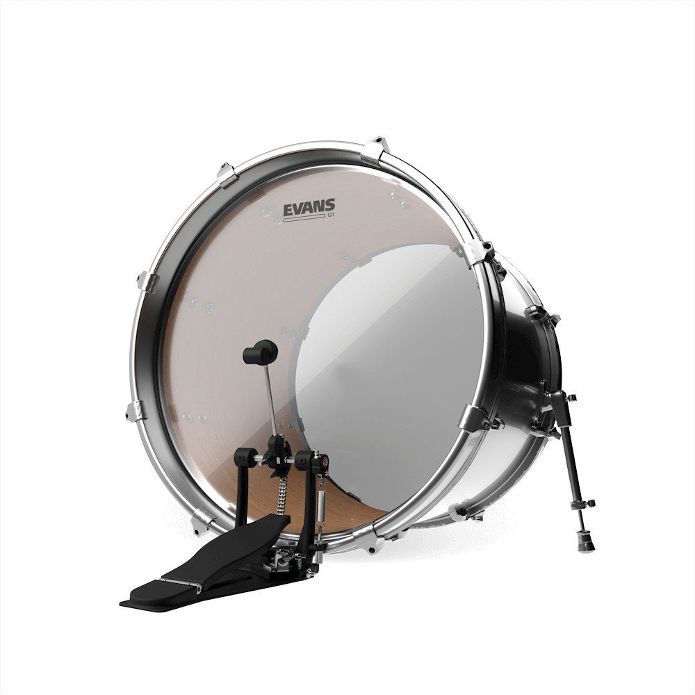 Evans G1 Clear Bass Drum Head, 20"