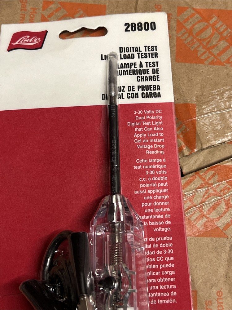 Lisle 28800 Digital Test Light With Load Tester